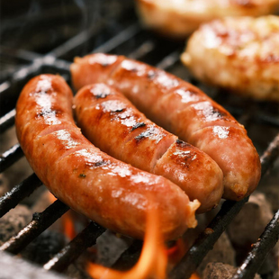 临期宾西图林根香肠200g脆皮爆汁烟熏浓香猪肉鸡肉肠早餐方便速食