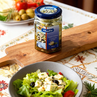 临期丹麦进口琪雷萨油浸发达飞达白奶酪265g即食沙拉西餐冷盘美味