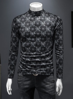 2025秋冬新款 轻奢品质半高领双面绒打底衫 D320-88343-P100