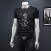 新款 IUIUG欧货时尚 潮流丝光棉休闲长恤男D320 2026夏季 87977 P75