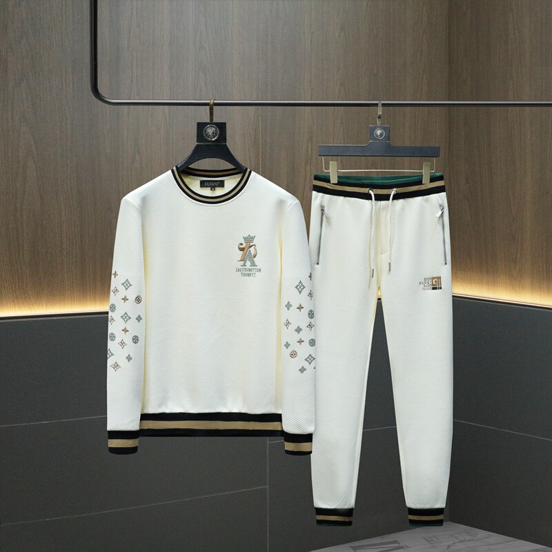 2025秋冬新款 IUIUG轻奢潮流卫衣男休闲运动套装D320-T87248-P260图片