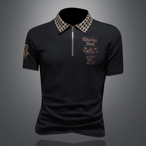 2023夏季新款 IUIUG欧货时尚潮流丝光棉休闲长恤男D320-87116-P80图片