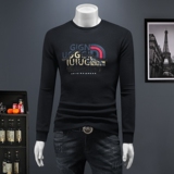 2025秋冬新款IUIUG圆领刺绣休闲卫衣打底衫假模D320-87789-P125，男装T恤，电商D322