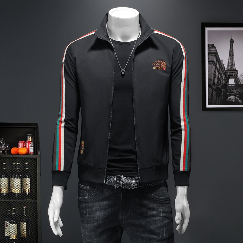 2023新款IUIUG苏格麻韩版修身潮流男士夹克D322-27807-P145，男装卫衣，电商D320(原D215)