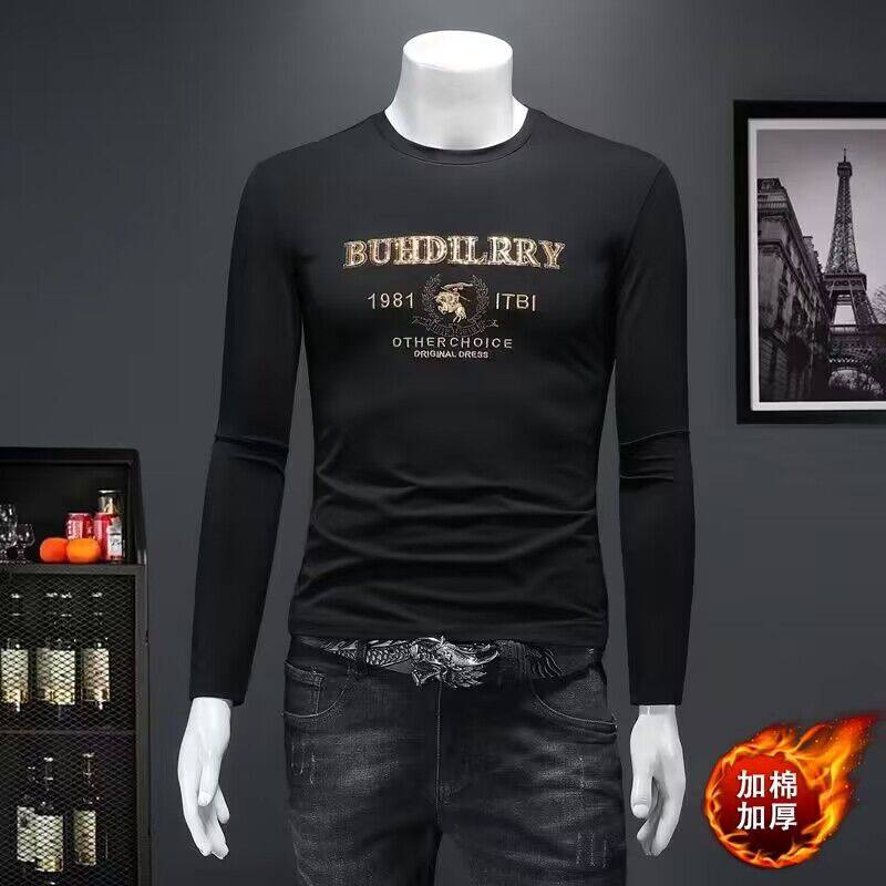 2023秋冬新款IUIUG潮流莫代尔棉休闲长袖打底衫D322-87137-P95，男装卫衣，电商D320-1