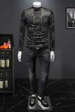 2025秋冬新款轻奢品质半高领双面绒打底衫D320-88366-P100，男装卫衣，电商D320-1