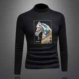 2025秋冬新款羊毛打底衫轻奢品质半高领D320-88340-P115，男装卫衣，电商D320-1