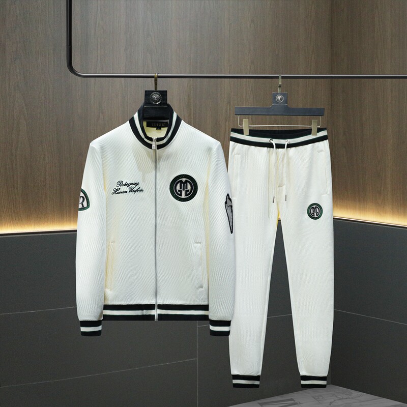 2025秋冬新款IUIUG轻奢潮流卫衣男休闲运动套装D320-T87330-P280，男装休闲套装，电商D322
