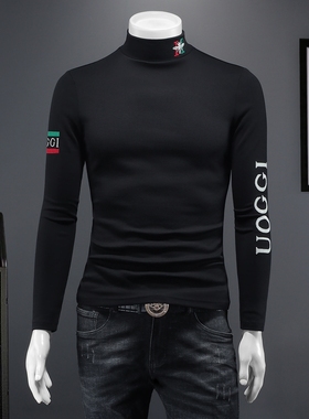 2025秋冬新款 IUIUG轻奢潮流高领卫衣打底衫假模D320-87358-P100