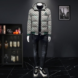 2023冬季IUIUG标90白鸭绒高奢连帽刺绣羽绒服D320-87063-P310，男装羽绒服，电商D320-1