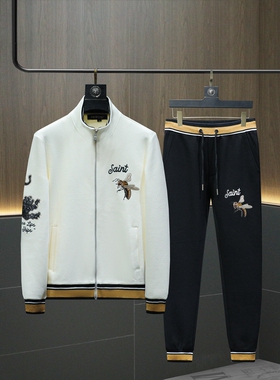 2025秋冬新款 IUIUG轻奢潮流卫衣男休闲运动套装D320-T87230-P280