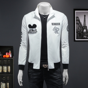 2023新款IUIUG欧货轻奢修身潮流休闲男士夹克D322-87331-P145