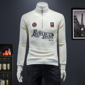 2025秋冬新款 IUIUG圆领刺绣休闲卫衣打底衫假模 D320-87790-P135,男装T恤,电商D322