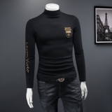 2023秋冬新款IUIUG轻奢品质半高领双面绒打底衫D322-87473-P100，男装卫衣，电商D320-1