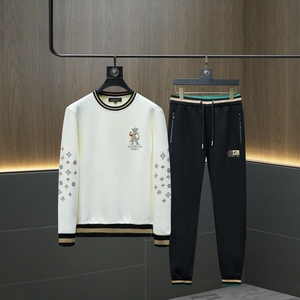 2025秋冬新款 IUIUG轻奢潮流卫衣男休闲运动套装D320-T87248-P260图片