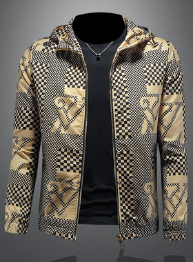 2025秋冬新款 IUIUG轻奢潮流男士休闲夹克假模D322-87216-P155