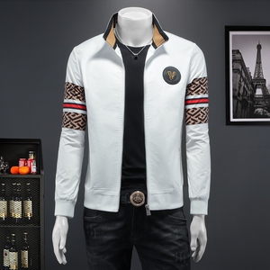 2023新款IUIUG欧货轻奢修身潮流休闲男士夹克D322-87254-P145,平时穿搭很普通教程图片