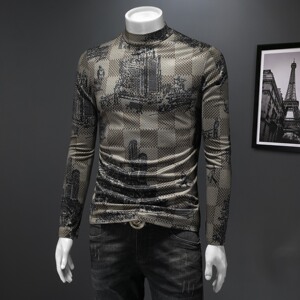2025秋冬新款 轻奢品质半高领双面绒打底衫 D320-88382-P100图片