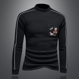 2025秋冬新款羊毛打底衫轻奢品质半高领D320-88362-P115，男装卫衣，电商D320-1