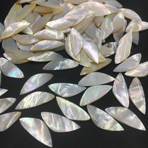 贝壳饰品配件几何三边11x28mm白蝶贝首饰贴片母贝厂家何贝贝壳