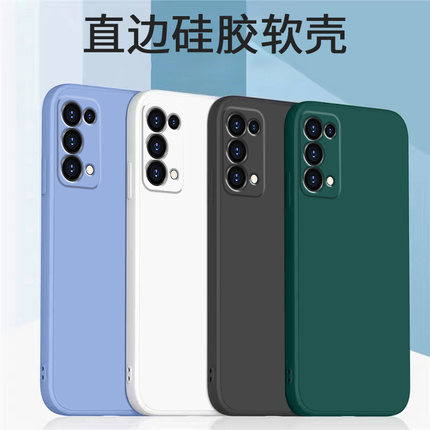 适用opporeno5手机壳reno9pro+液态reno8硅胶reno7se保护套reno6全包reno4se防摔reno3pro软外壳reno2z男女款