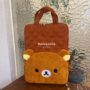 日系卡通轻松熊手提电脑包可爱内胆包防震便携电脑保护套