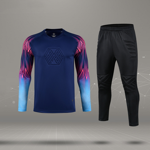 足球守门员球衣装备儿童全套球服门将服防摔衣服长袖长裤训练服装
