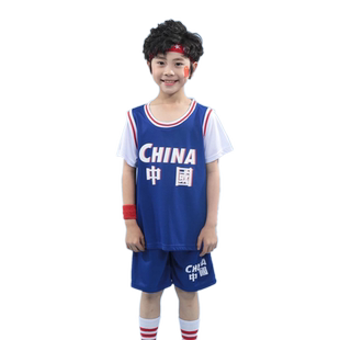 儿童篮球服套装男童速干比赛女孩篮球衣幼儿园毕业照六一表演服装