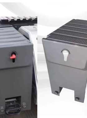 适用于重汽汕德卡C7HG7豪沃T7H电瓶箱盖蓄电池盖板防护罩原厂配件
