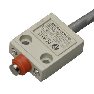 DZ-3111防水行程开关3米线不锈钢针状柱塞式欧得IP68小型密封限位