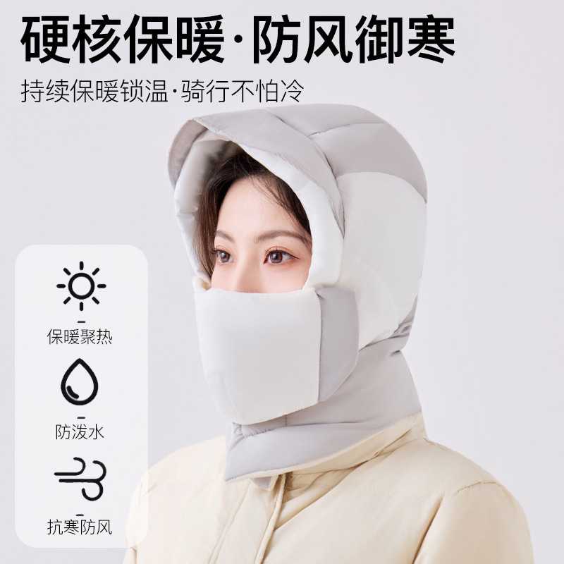 2026冬季新款加厚加绒雷锋帽女可