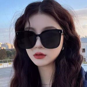 时尚新款墨镜女高级感眼镜潮男士开车防晒防紫外线大脸网红太阳镜