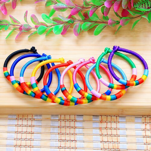 五彩绳手链端午节饰品