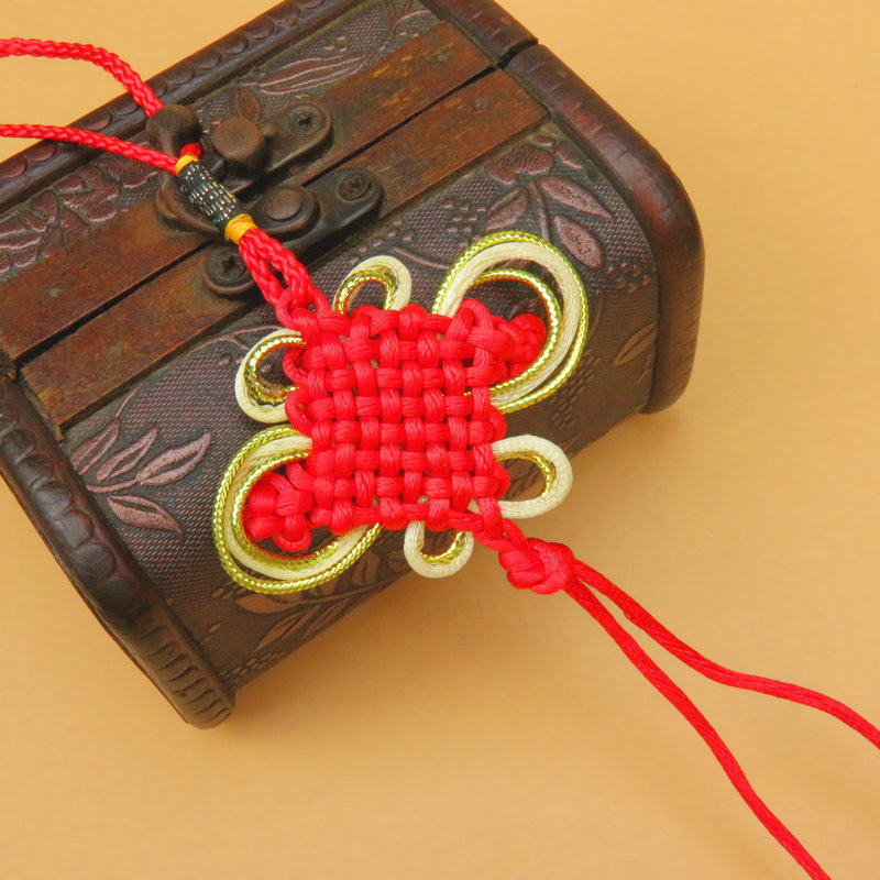 8盘金线吉祥如意结汽车挂件配件富贵中国结 手工diy饰品挂件配饰