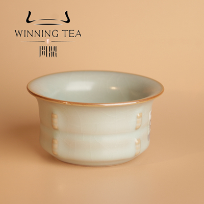 问鼎汝窑天青青尊杯辛丑款茶杯