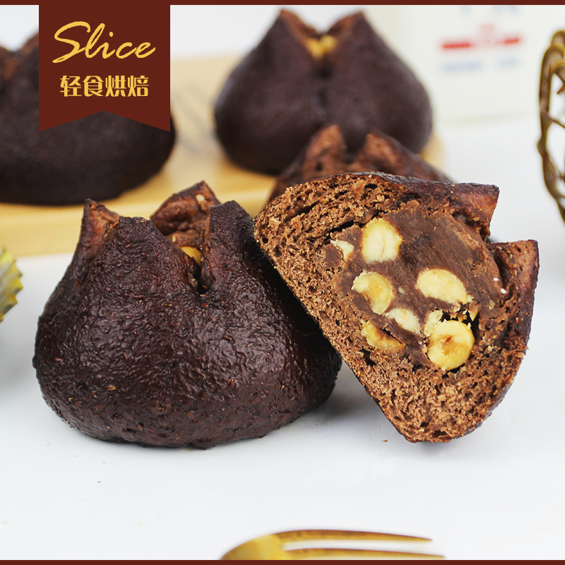 全麦巧克力迷可饭高饱腹面包