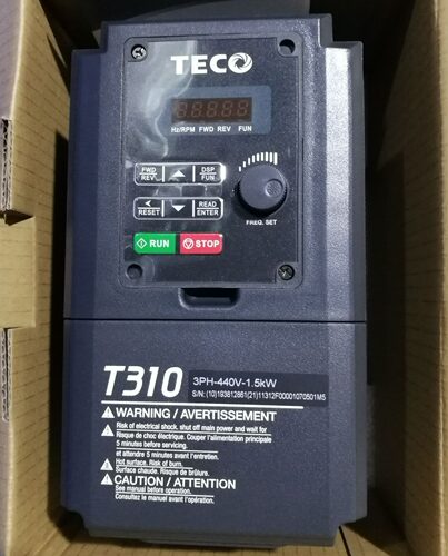 东元T310-4001-H3C 380V 0.75KW马达机械调速全新变频器