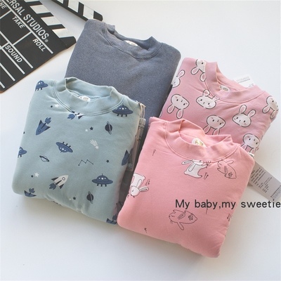 清仓帅鹿南极棉套装120-190码