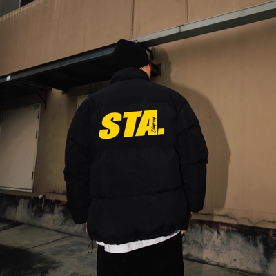 STA正品签名款羽绒棉服