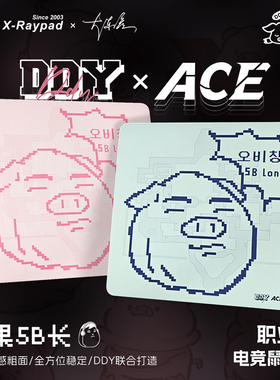 【ACE】X-Raypad 电竞游戏鼠标垫 DDY联名款 5B长坚果猪 中性偏涩