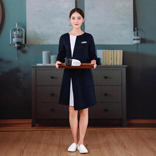 美容师工作服秋季新款高端美容院足浴养生馆spa会所技师服套装女