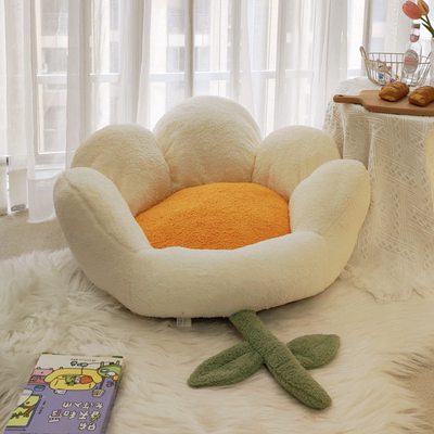 ins风蒲团坐垫地上懒人榻榻米地板坐墩家用垫子阳台飘窗客厅坐垫