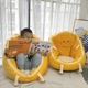 儿童沙发小沙发宝宝幼儿学坐凳阅读角可爱卡通坐椅子飘窗懒人坐墩
