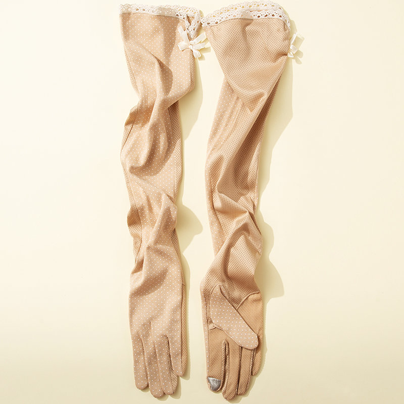 防紫外线防晒手套女分指长款佐佑