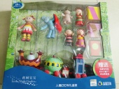 正版 花园宝宝人偶叮叮车超值礼盒套装 男孩女孩玩具过家家早教玩具