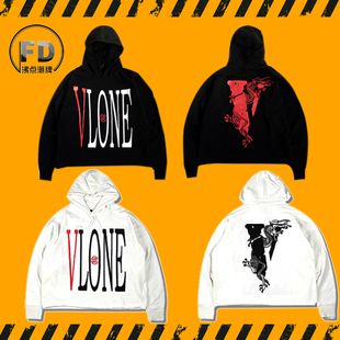 连帽卫衣男宽松情侣卫衣 CLOT限量联名中国龙帽衫 VLONE 沸点潮牌