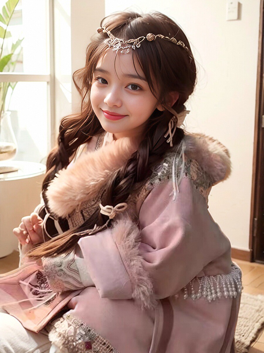 儿童汉服汉服拜年服幼儿衣服