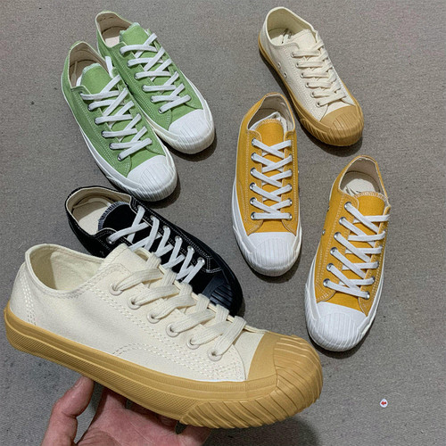 外贸冈山男女高低帮帆布鞋