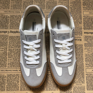 外贸牛筋底学生鞋 出口超千皮德训板鞋 男女牛筋柔软平底防滑帆布鞋