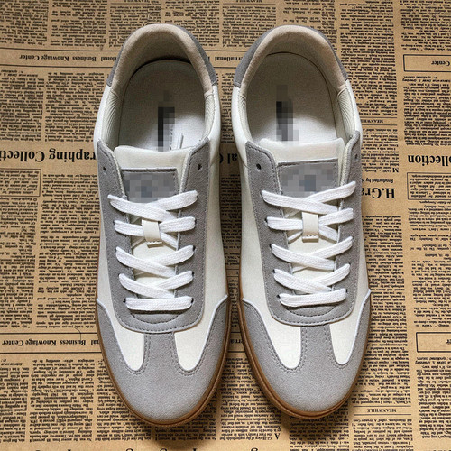 皮面德训鞋外贸休闲板鞋